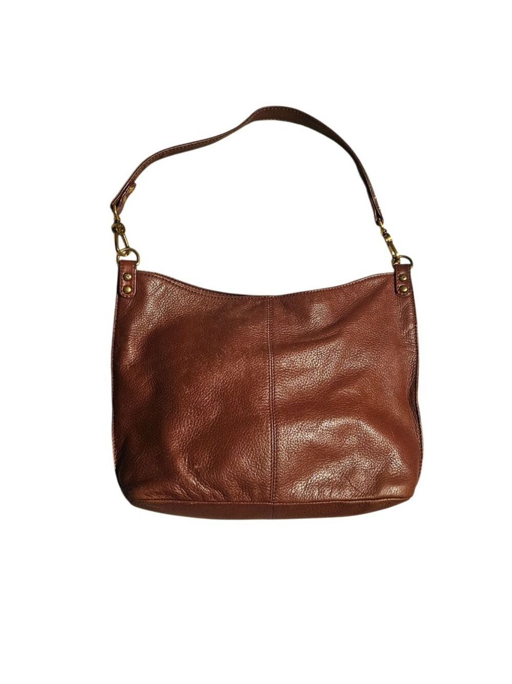 Hobo Brown Leather Shoulder Bag One Size - Picture 14 of 16
